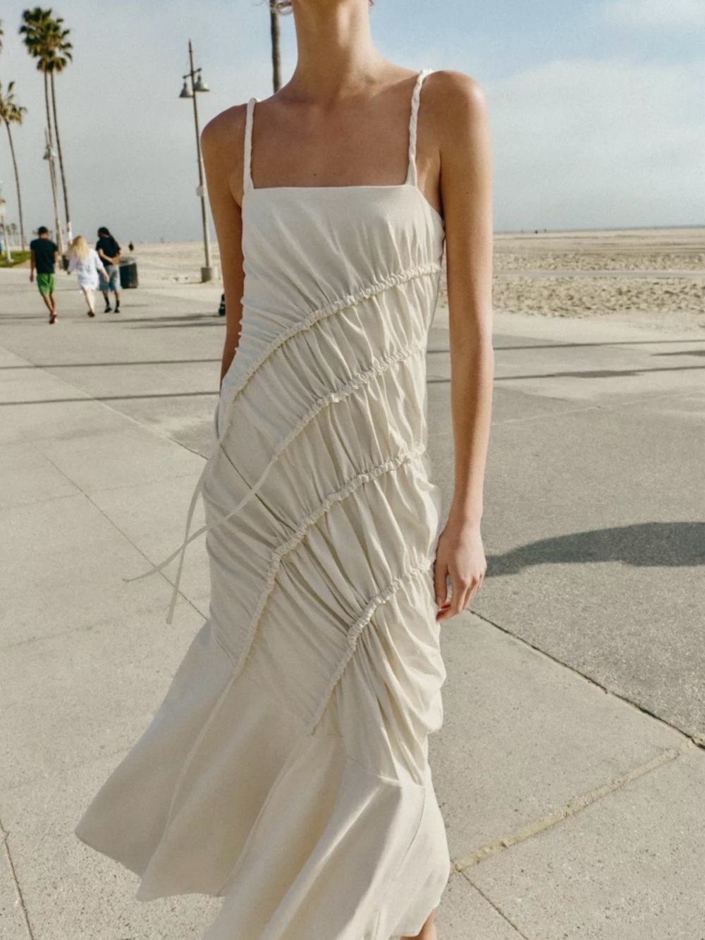Zara Long Draped Dress